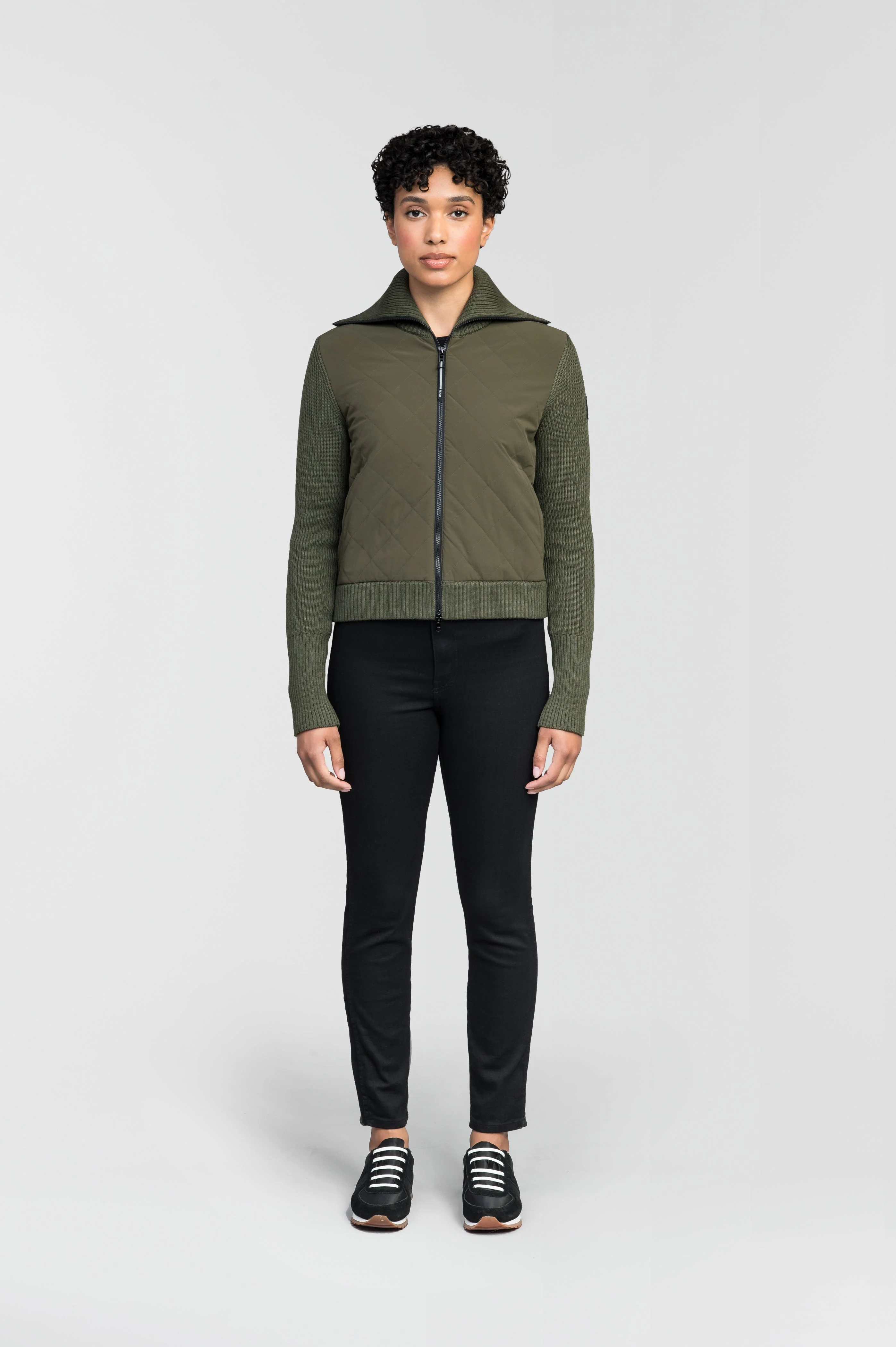 Ada Women's Quilted Full Zip Sweater - Image 13