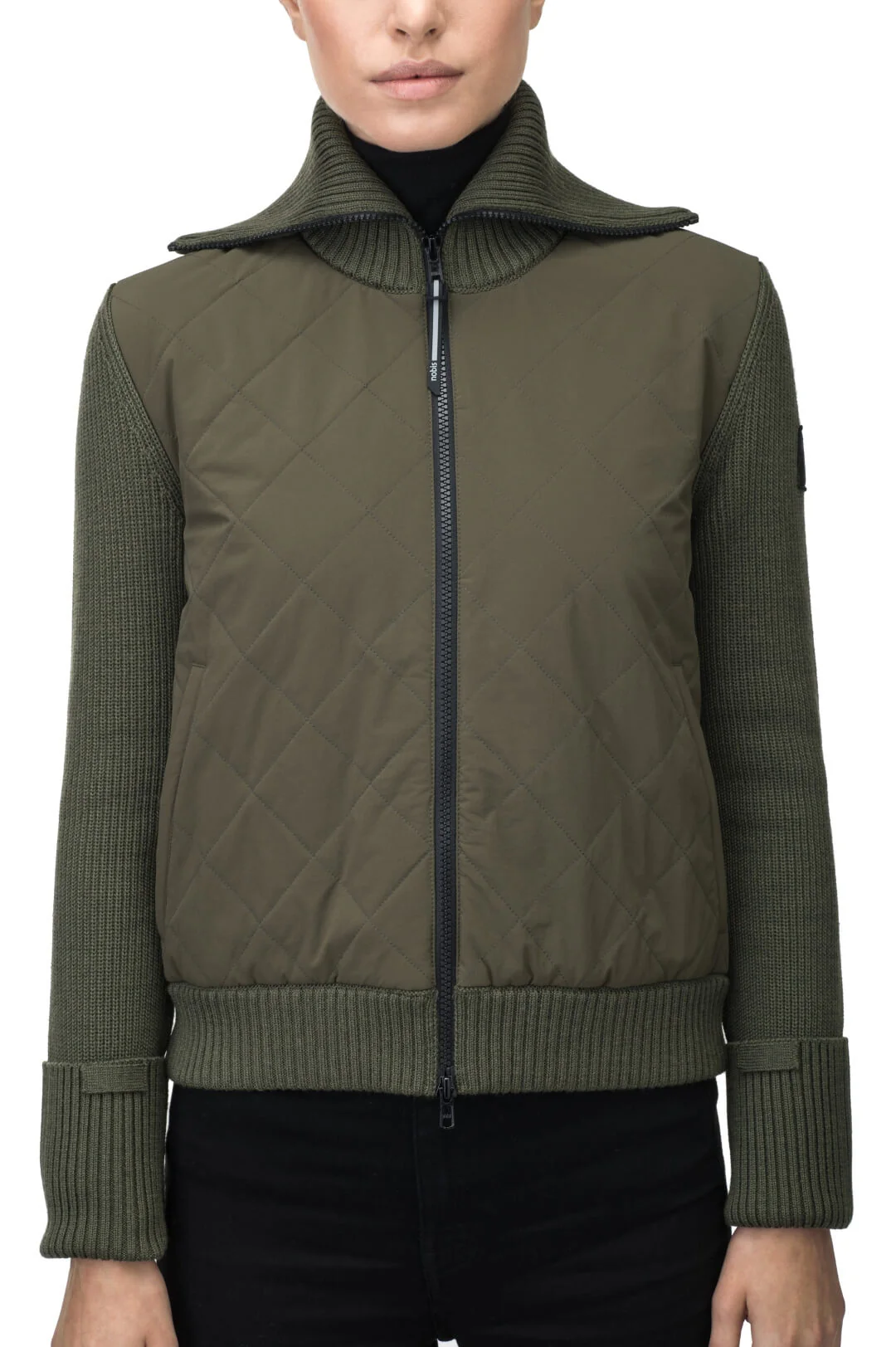 Ada Women's Quilted Full Zip Sweater - Image 16
