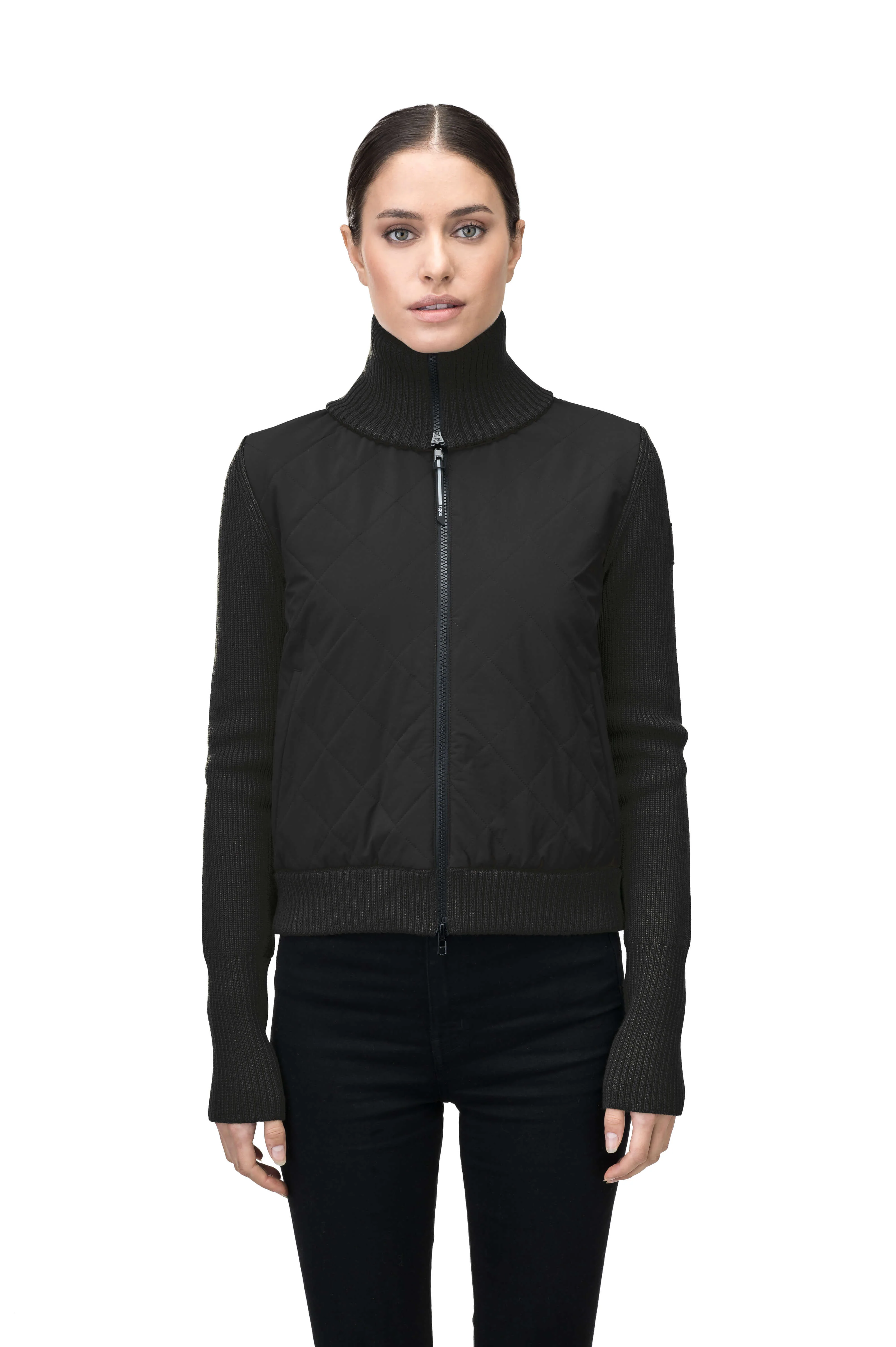 Ada Women's Quilted Full Zip Sweater - Image 21