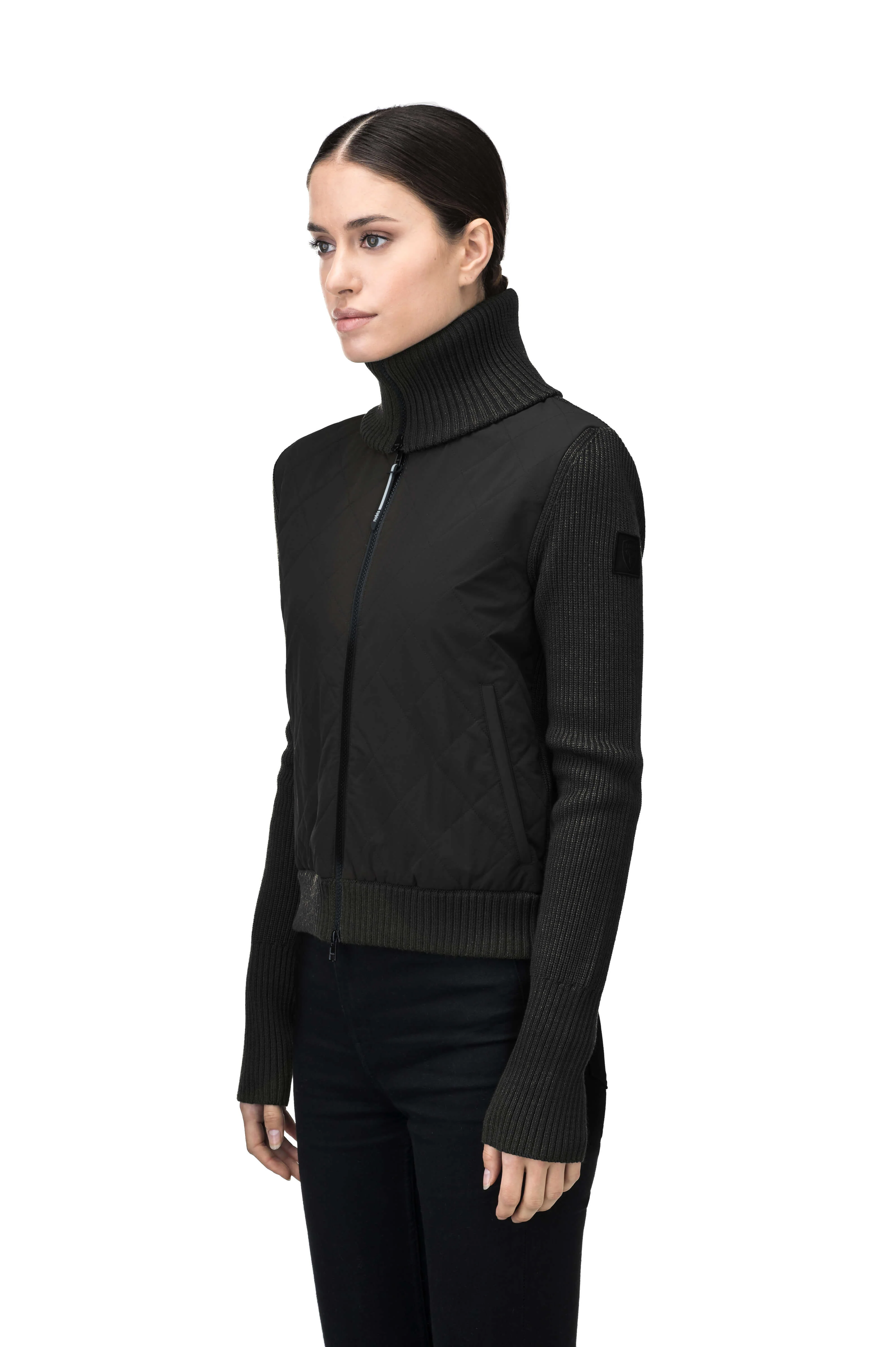 Ada Women's Quilted Full Zip Sweater - Image 22
