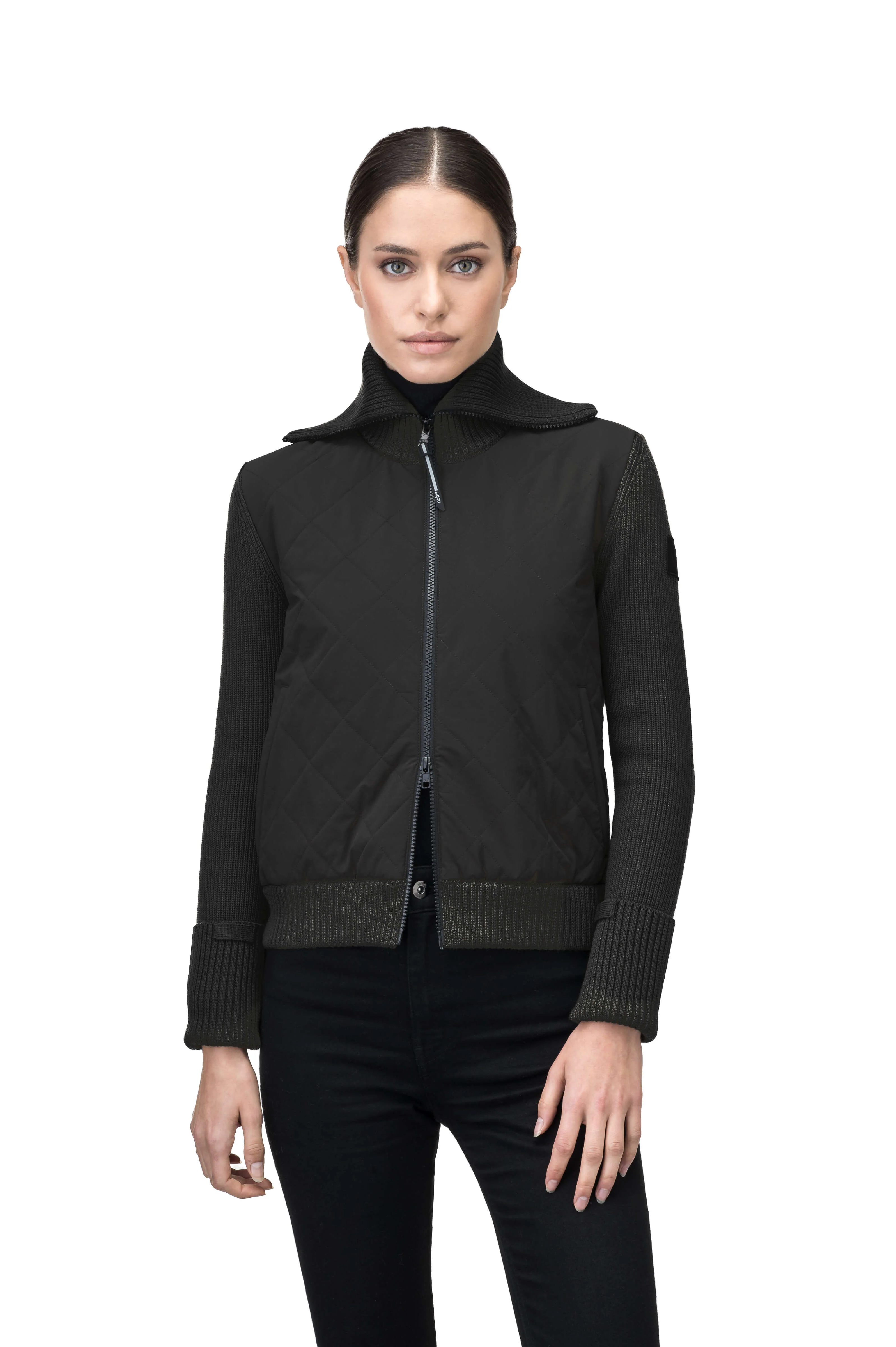 Ada Women's Quilted Full Zip Sweater - Image 24