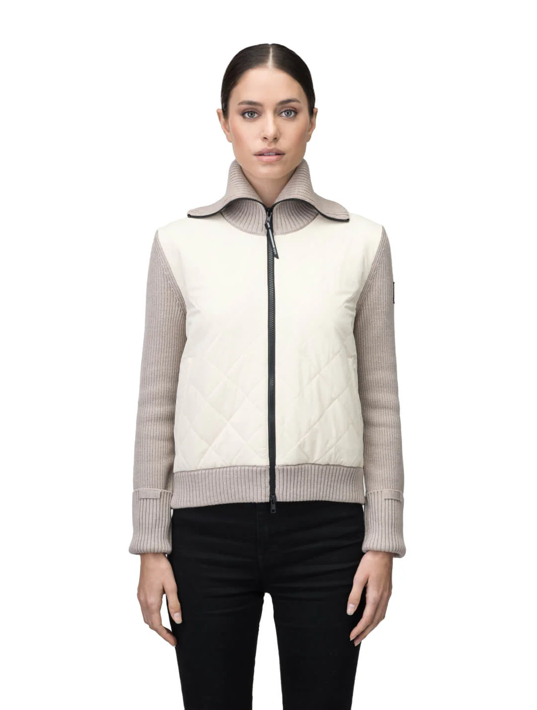 Ada Women's Quilted Full Zip Sweater - Image 6
