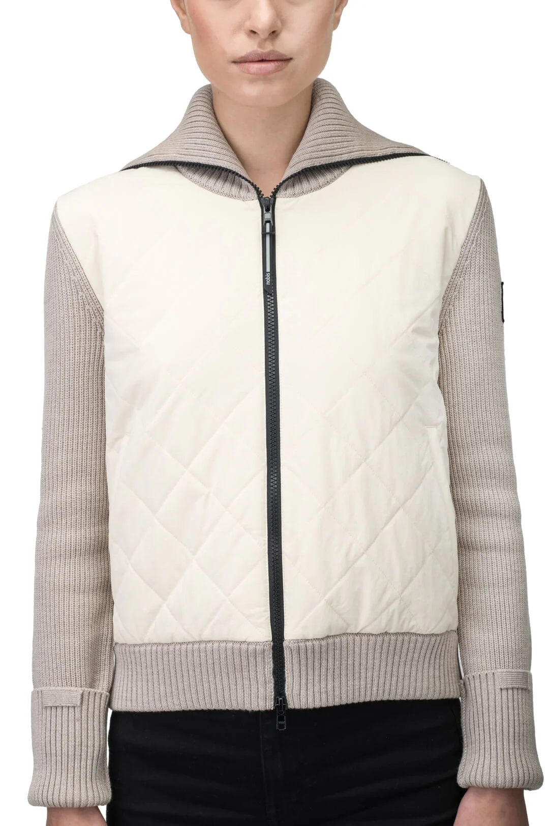 Ada Women's Quilted Full Zip Sweater - Image 8