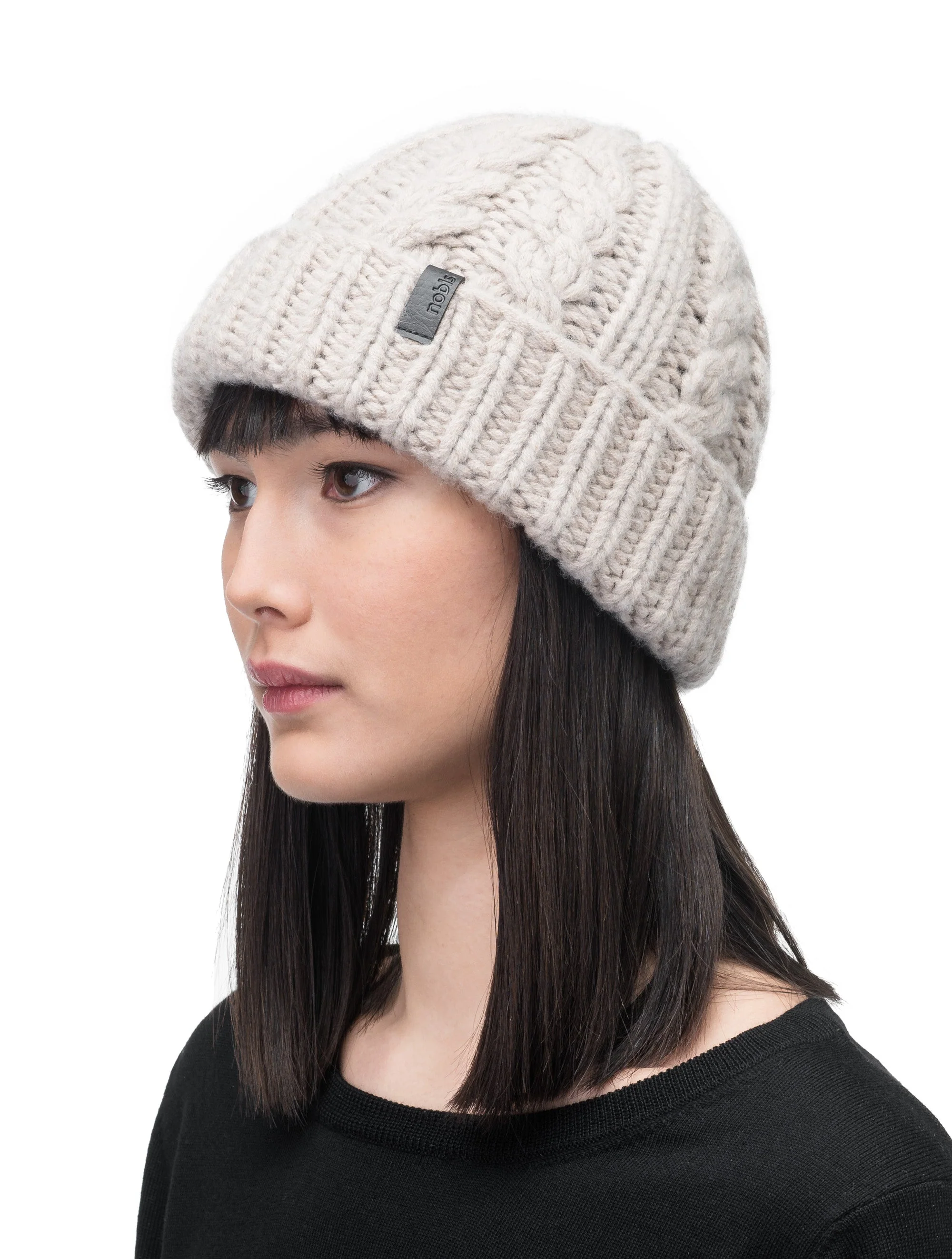 Dew Unisex Cable Knit Beanie - Image 4