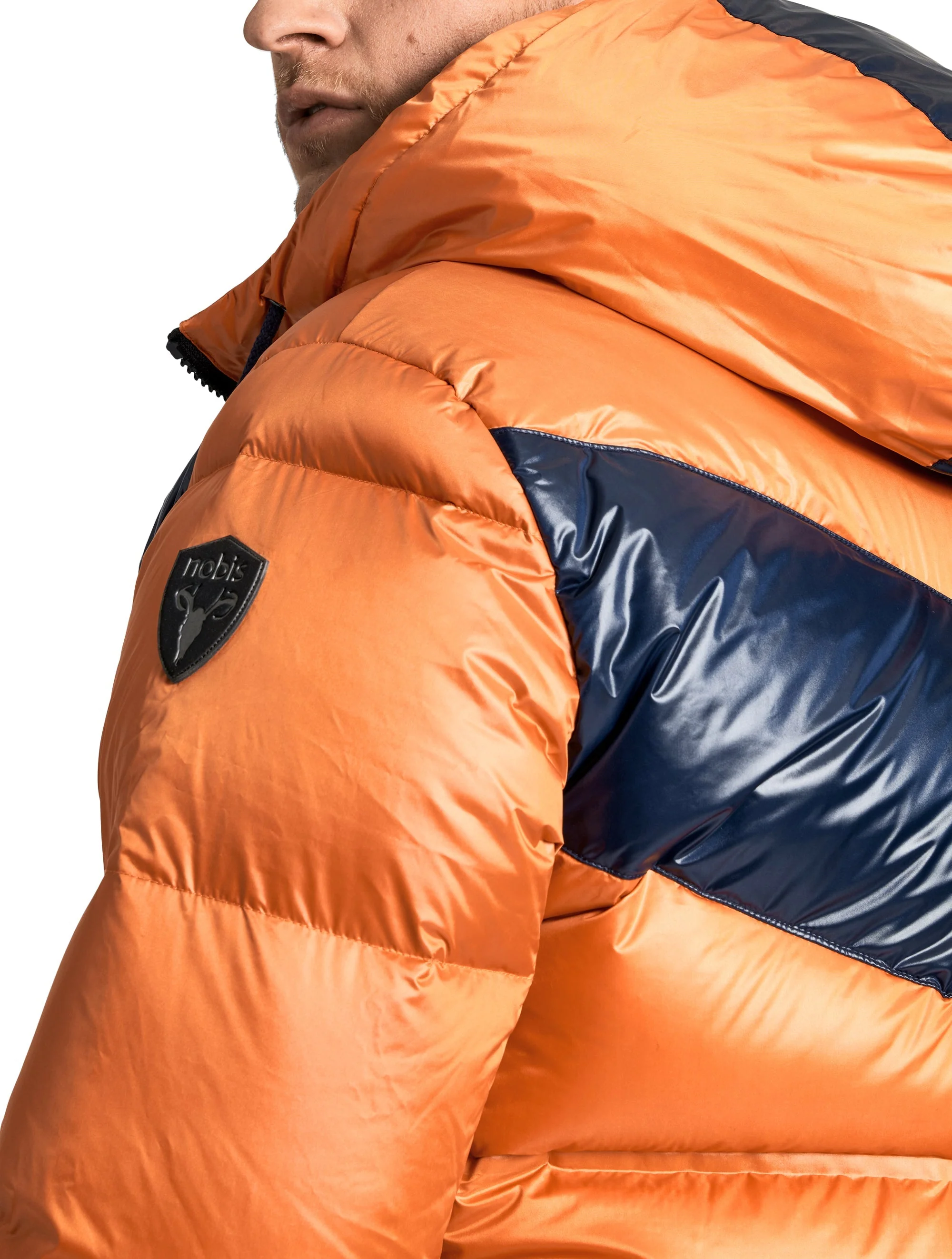 Dyna Men's Chevron Quilted Puffer Jacket - Image 13
