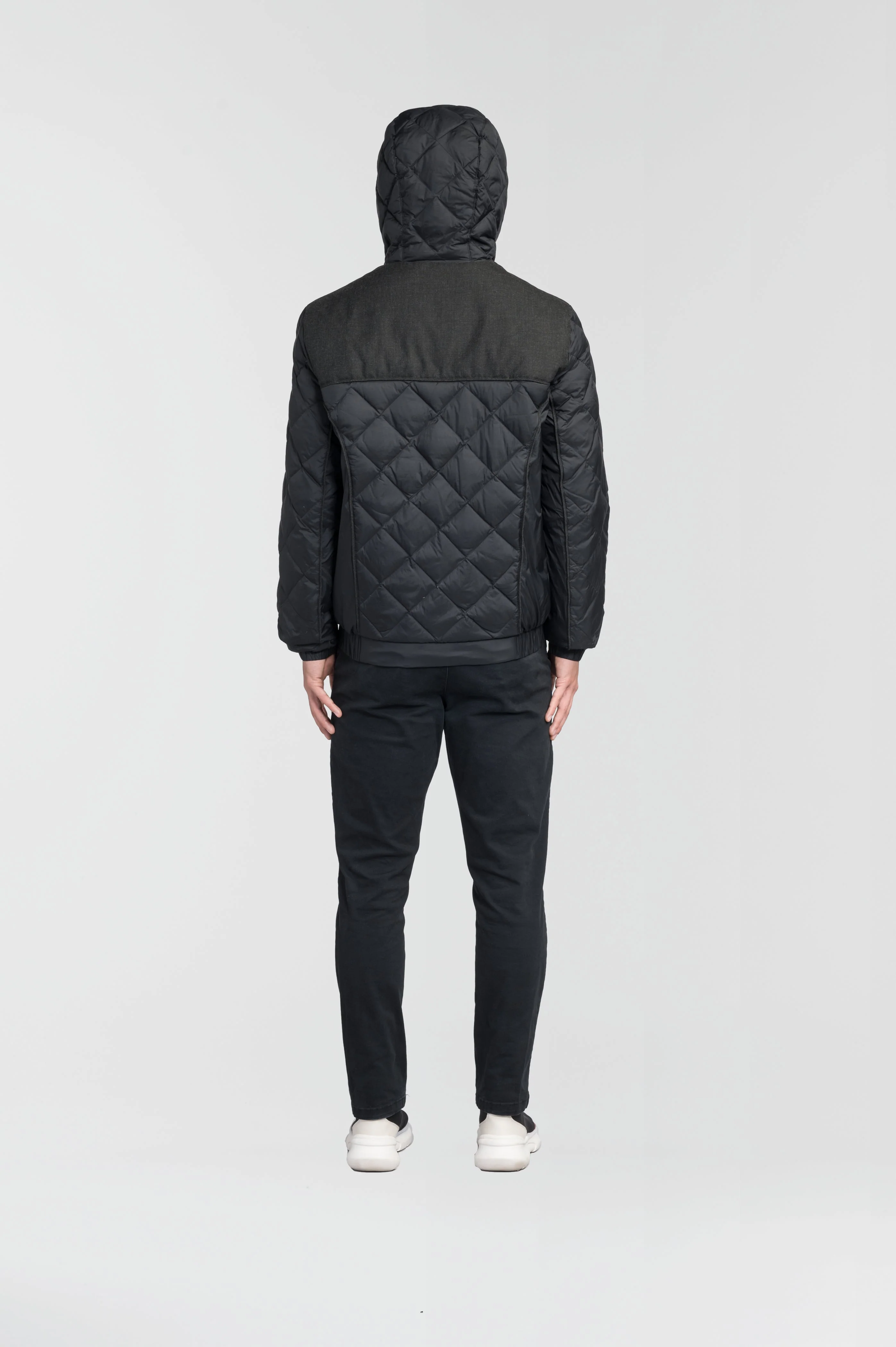 Elroy Men's Quilted Hooded Jacket - Image 3