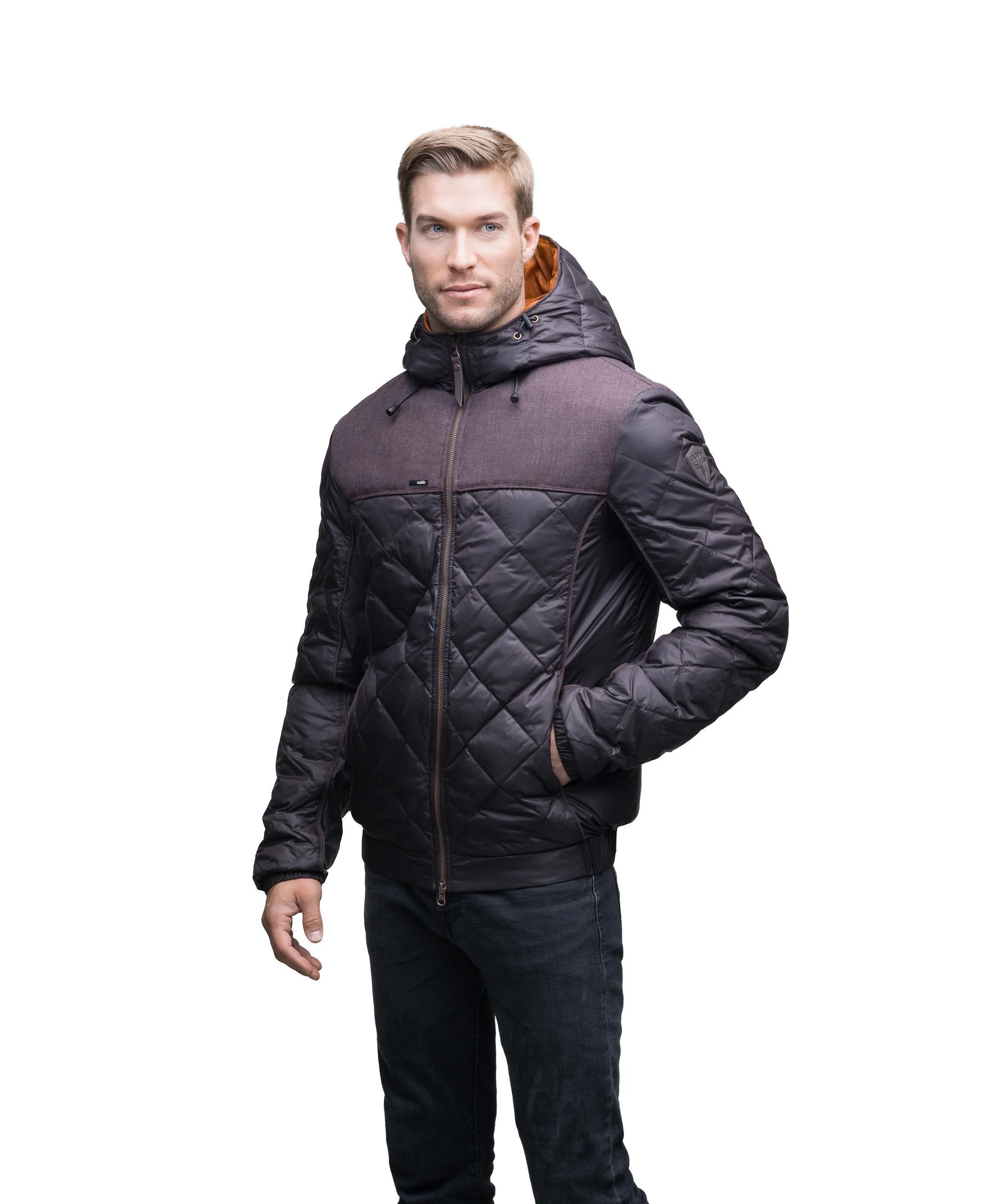 Elroy Men's Quilted Hooded Jacket - Image 6