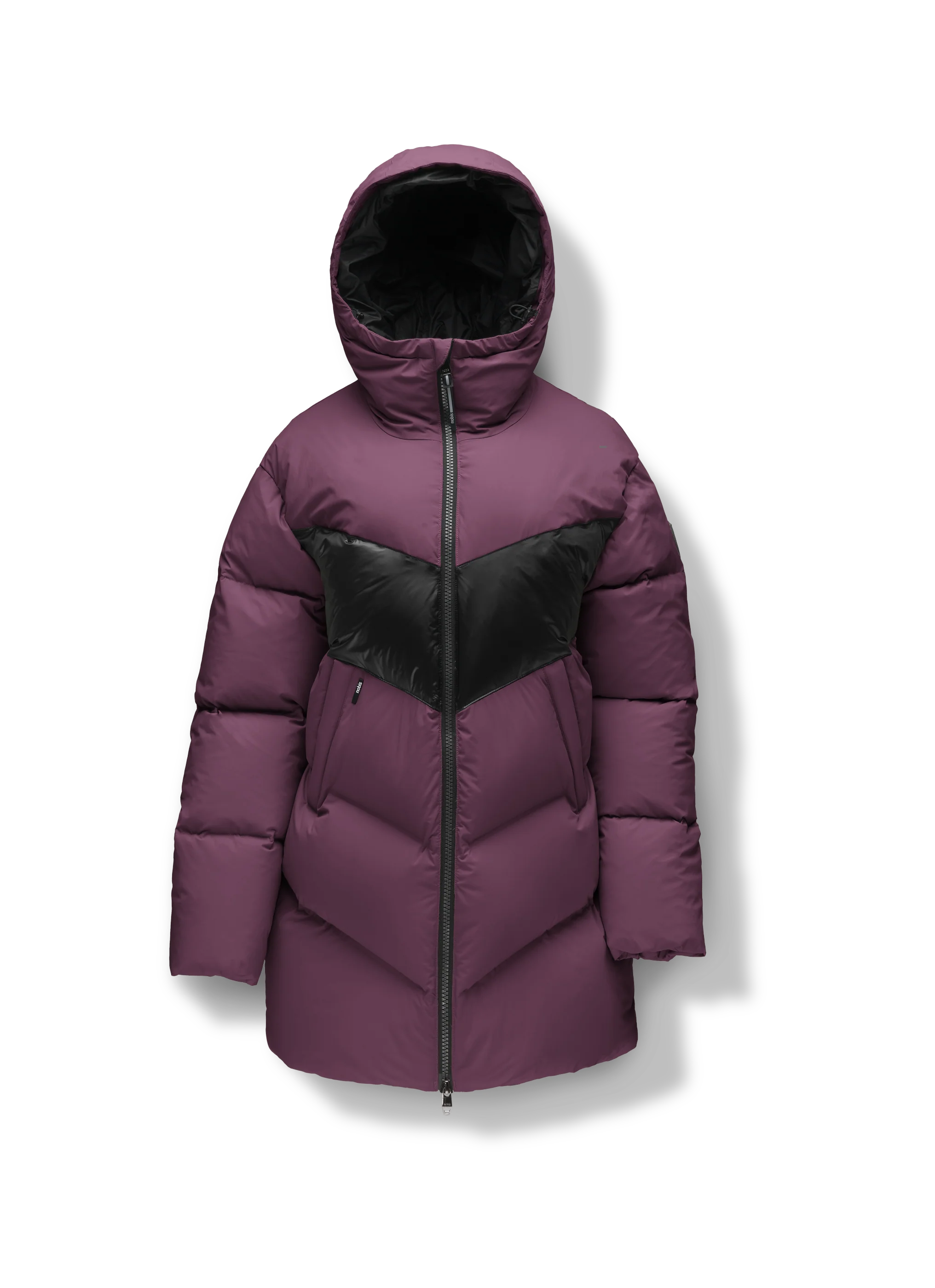 Isla Women's Chevron Quilted Puffer Jacket - Image 11