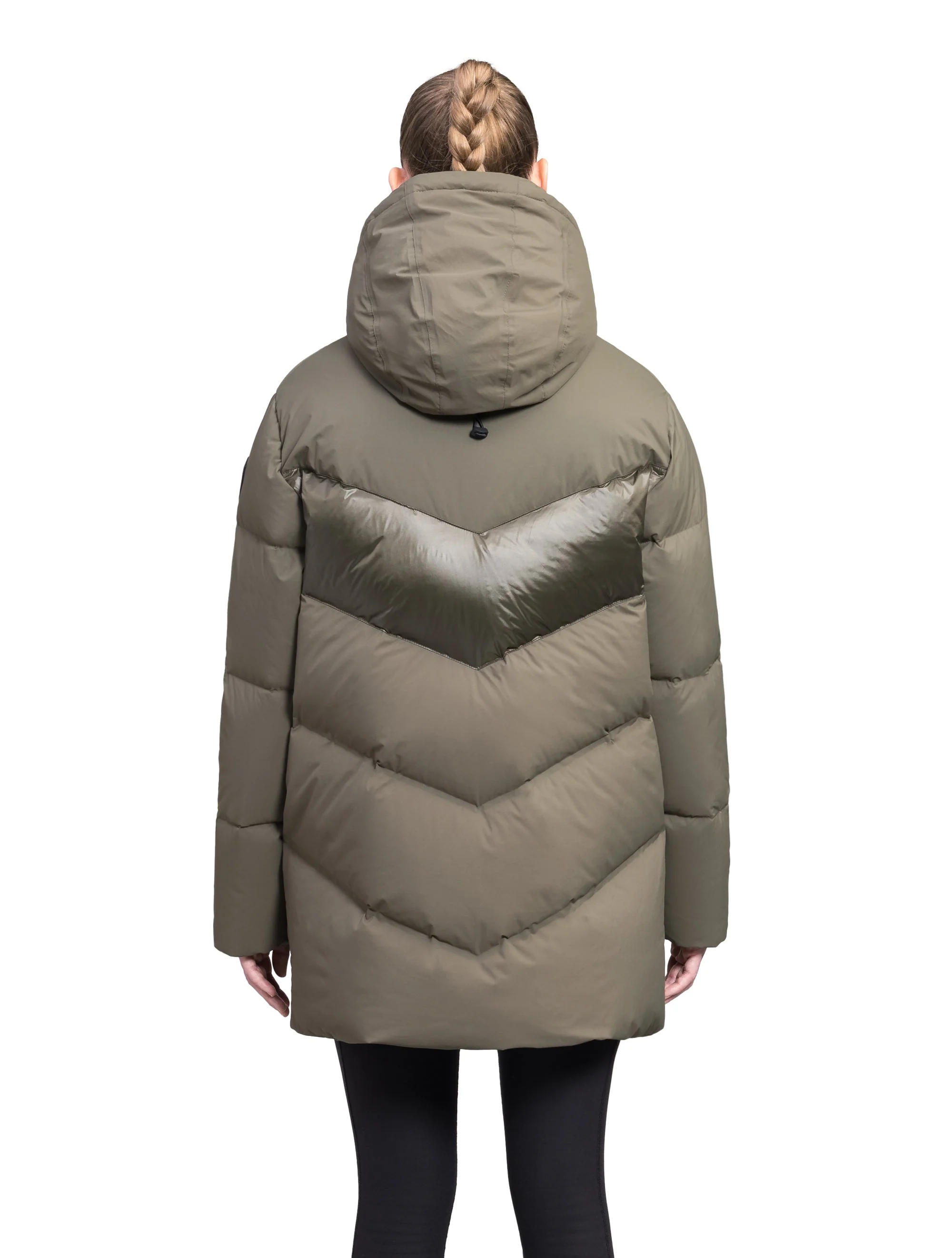 Isla Women's Chevron Quilted Puffer Jacket - Image 16