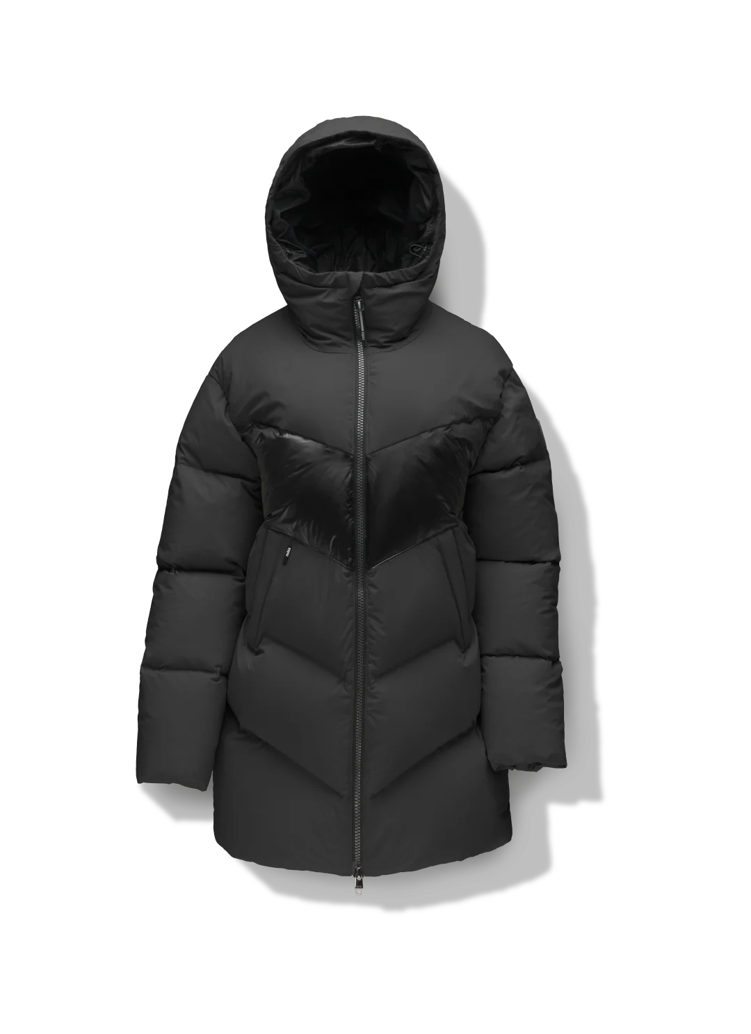 Isla Women's Chevron Quilted Puffer Jacket - Image 5