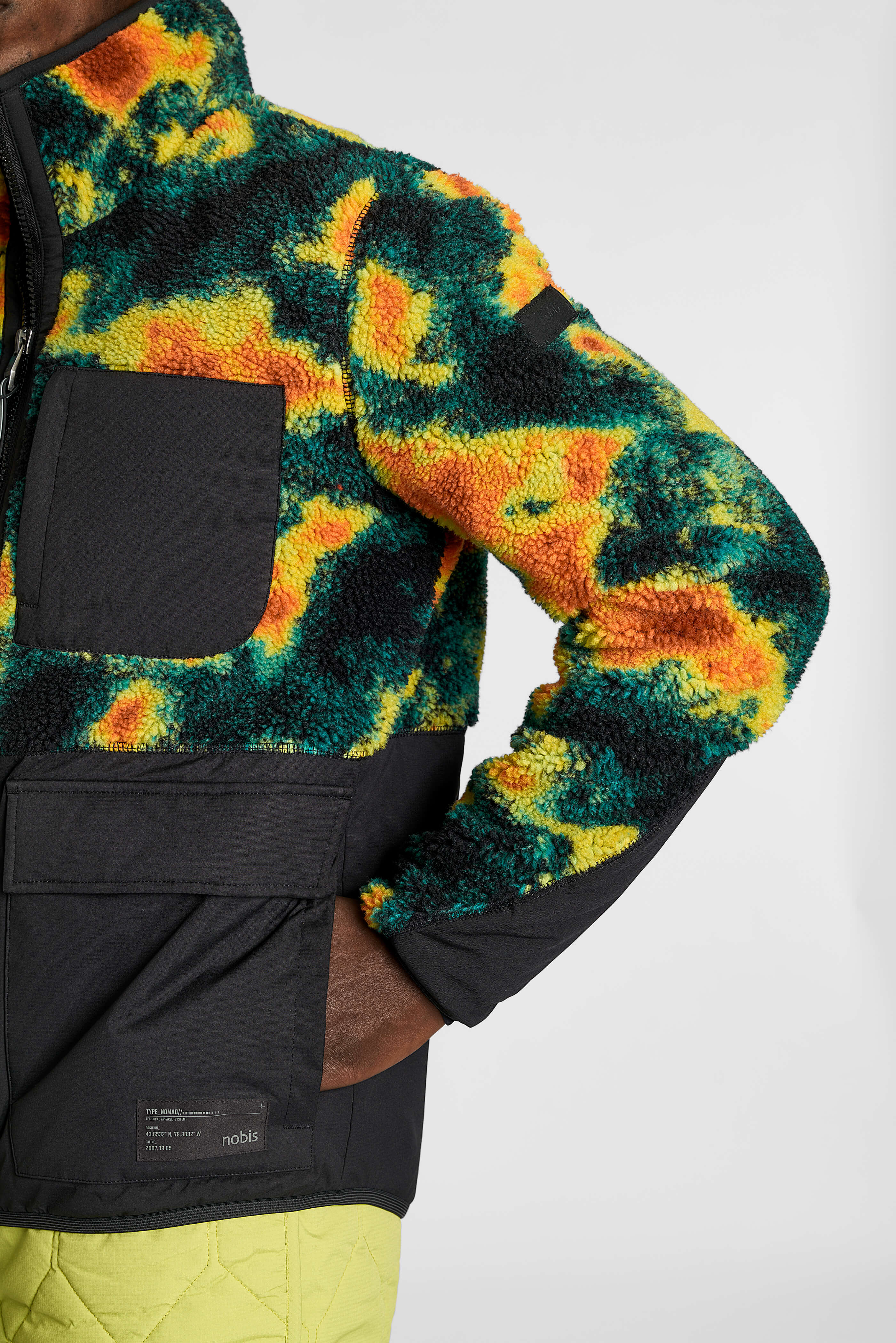 Kepler Men's Berber Zip Front Sweater - Image 12