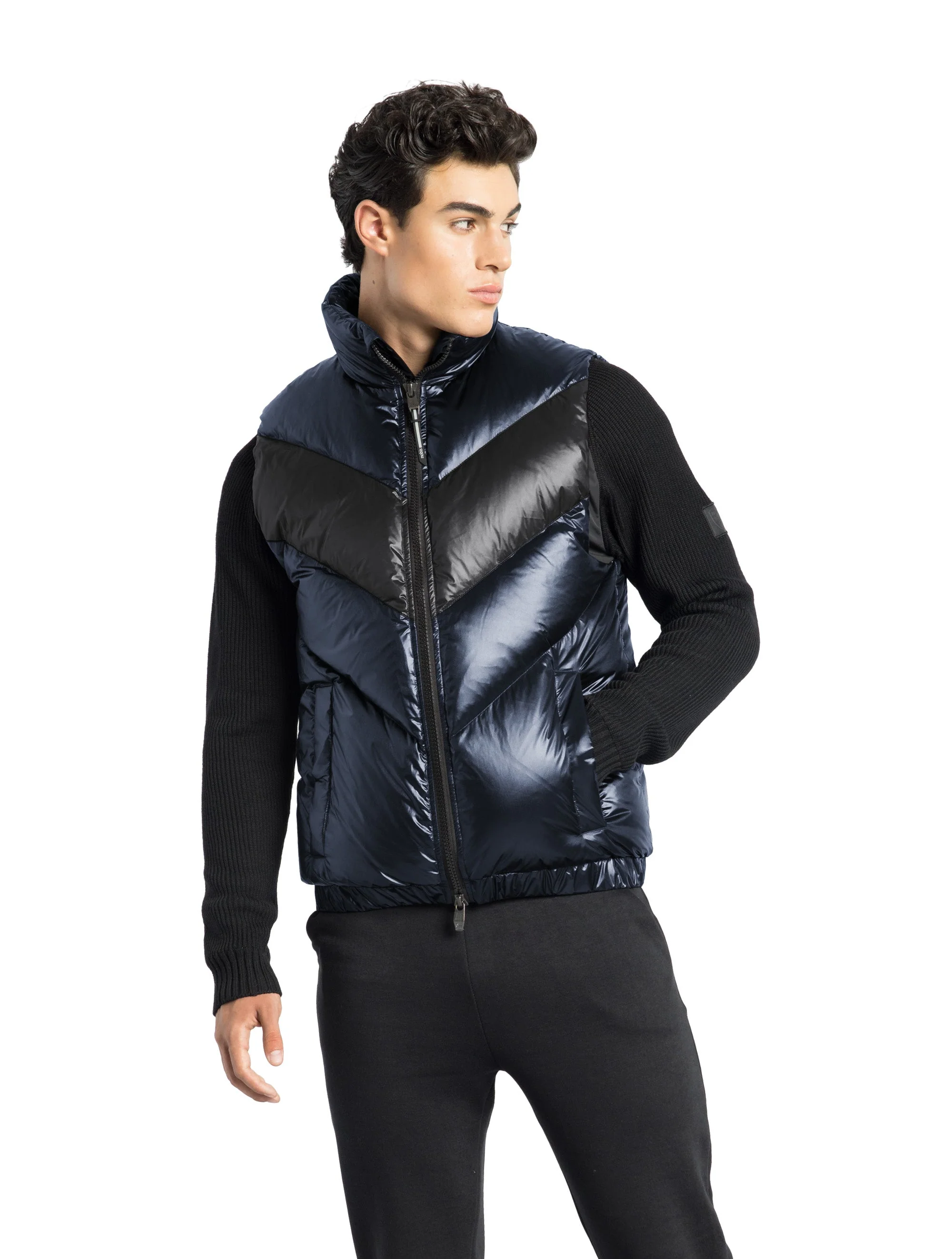 Kylo Men's Chevron Quilted Vest - Image 15