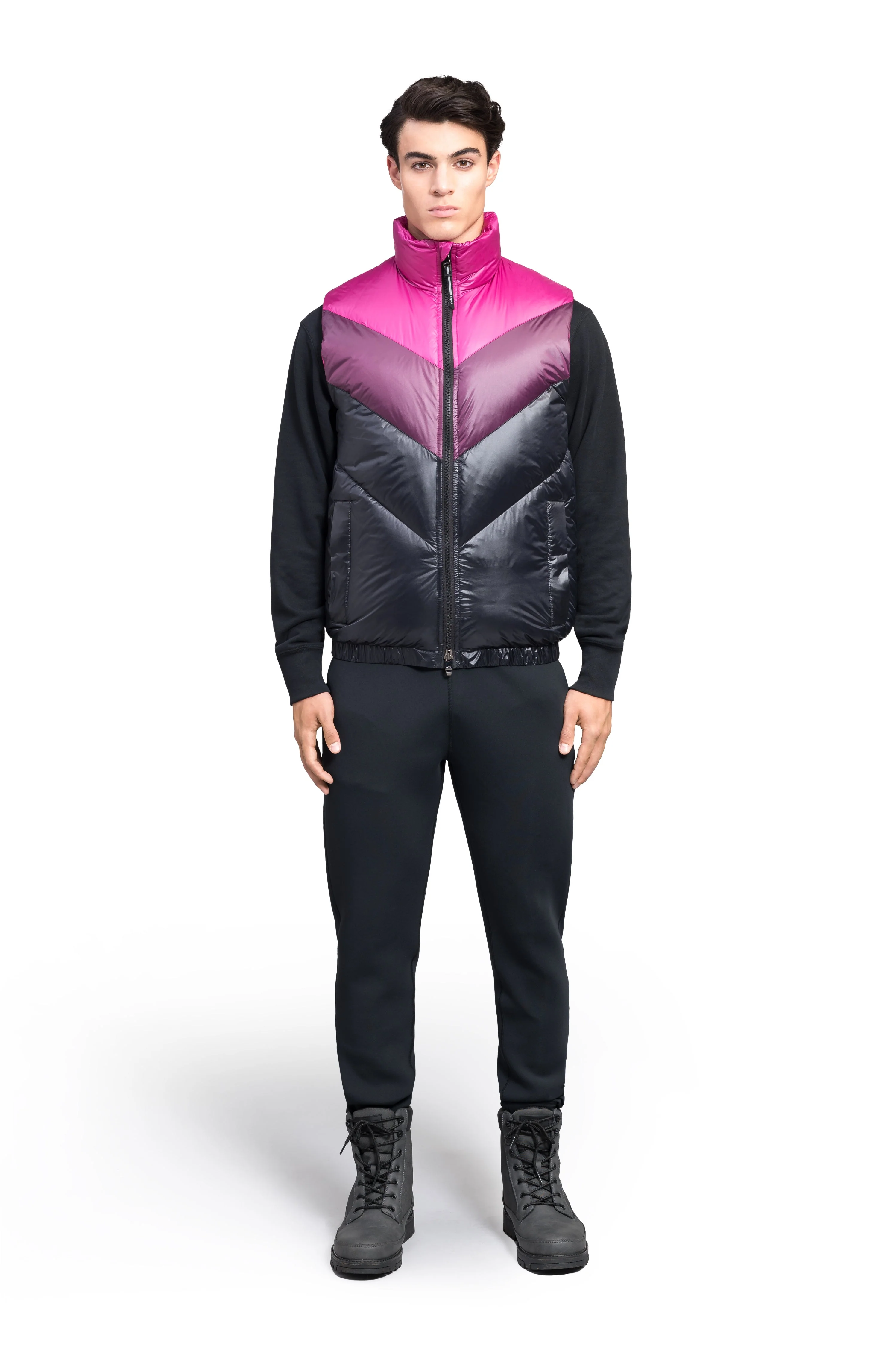 Kylo Men's Chevron Quilted Vest - Image 20