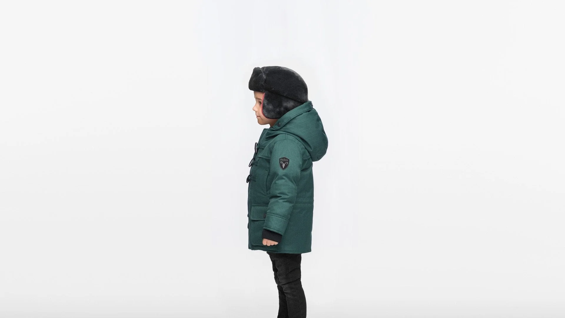 Little Liam Kids Duffle Jacket - Image 12
