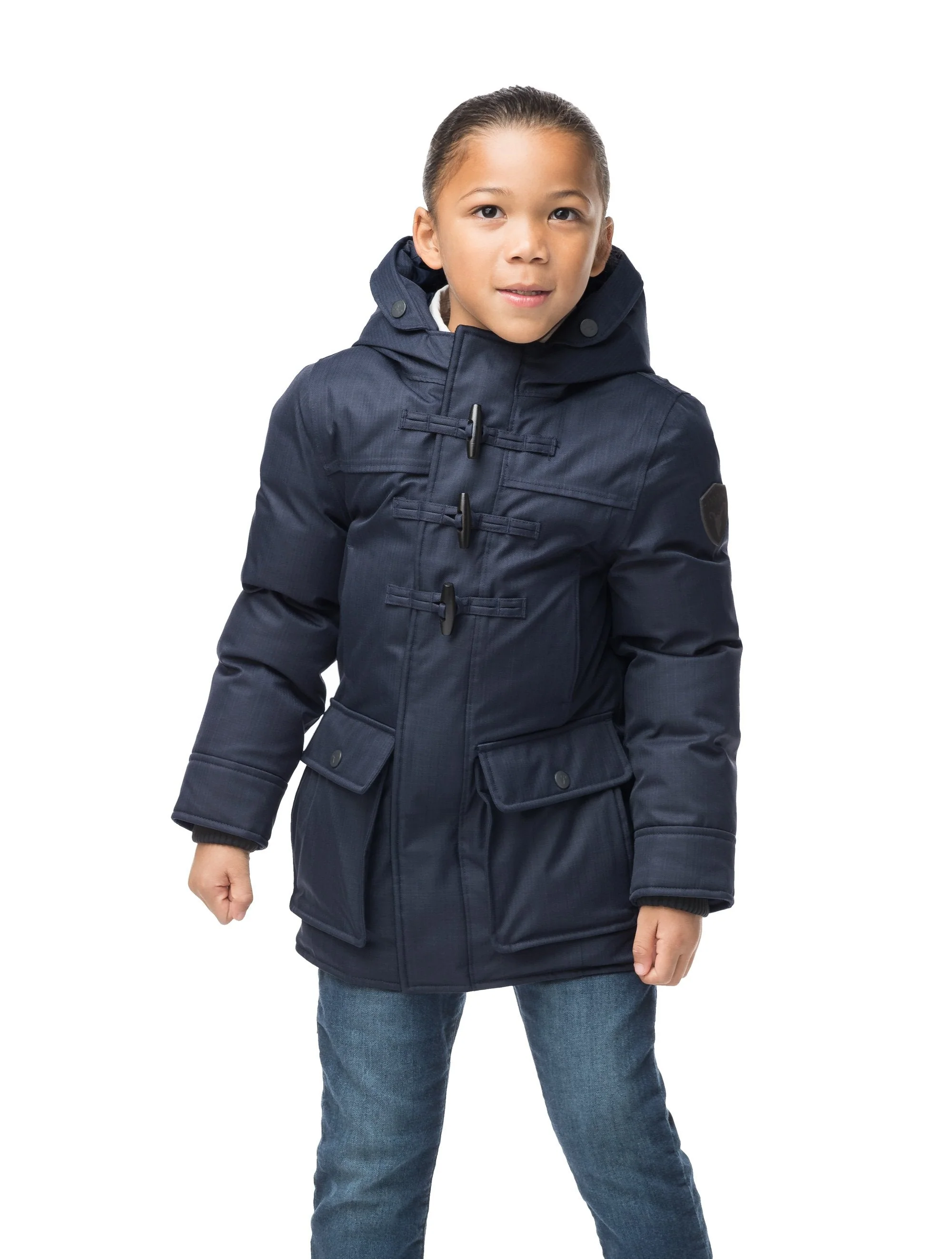 Little Liam Kids Duffle Jacket - Image 5