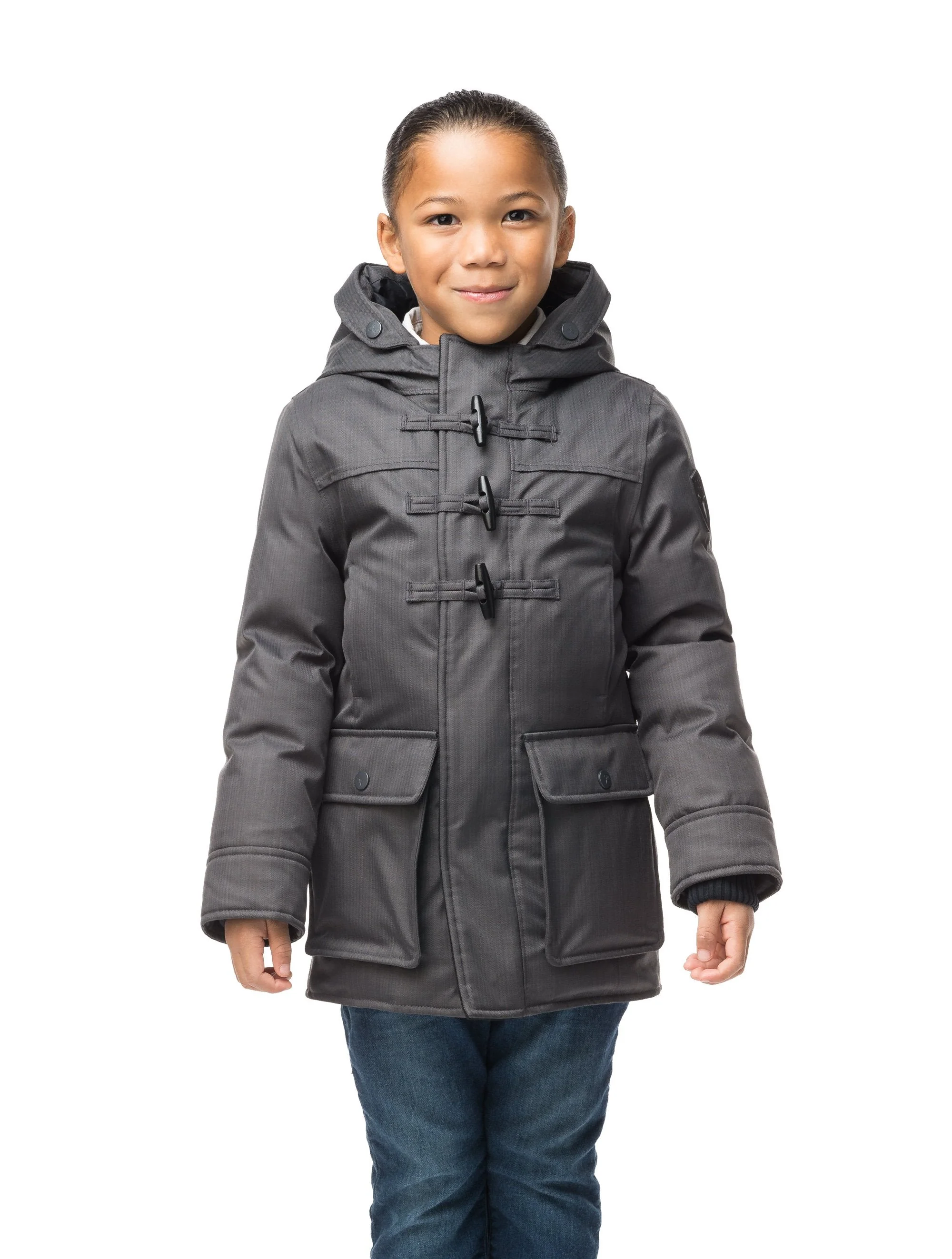 Little Liam Kids Duffle Jacket - Image 7