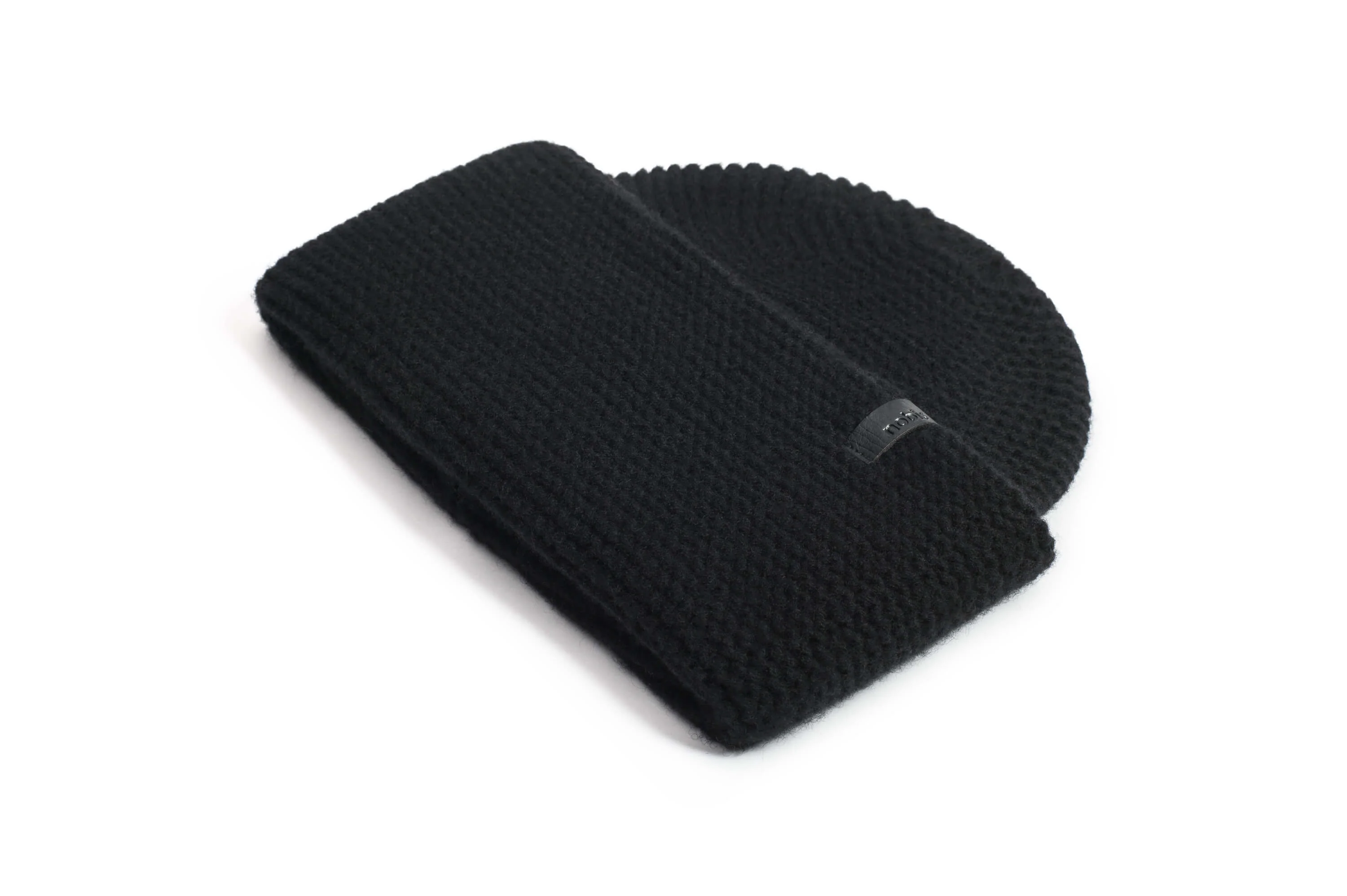 Mira Unisex Purl Knit Beanie - Image 8