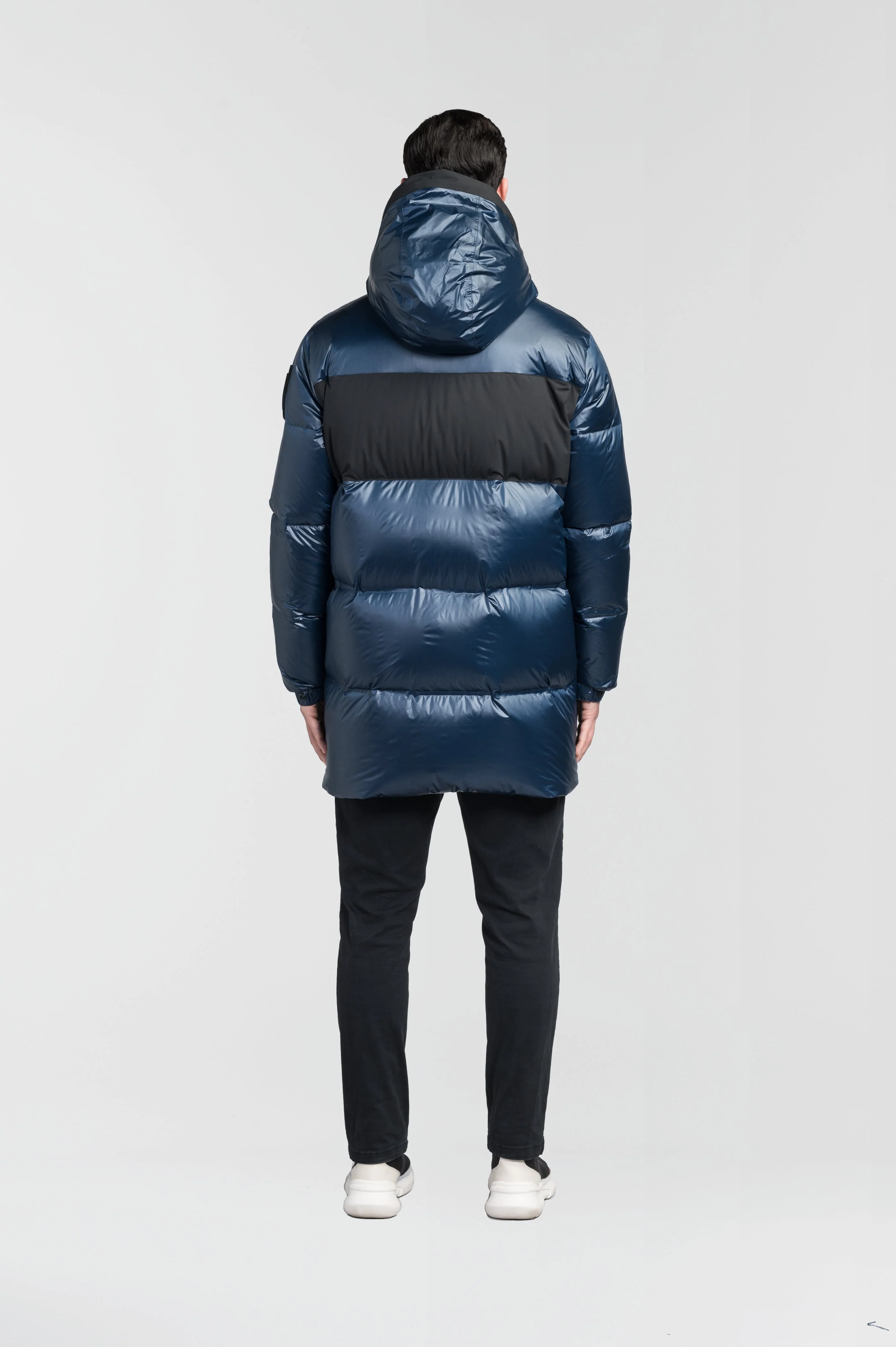 Neelix Men's Long Puffer Jacket - Image 4
