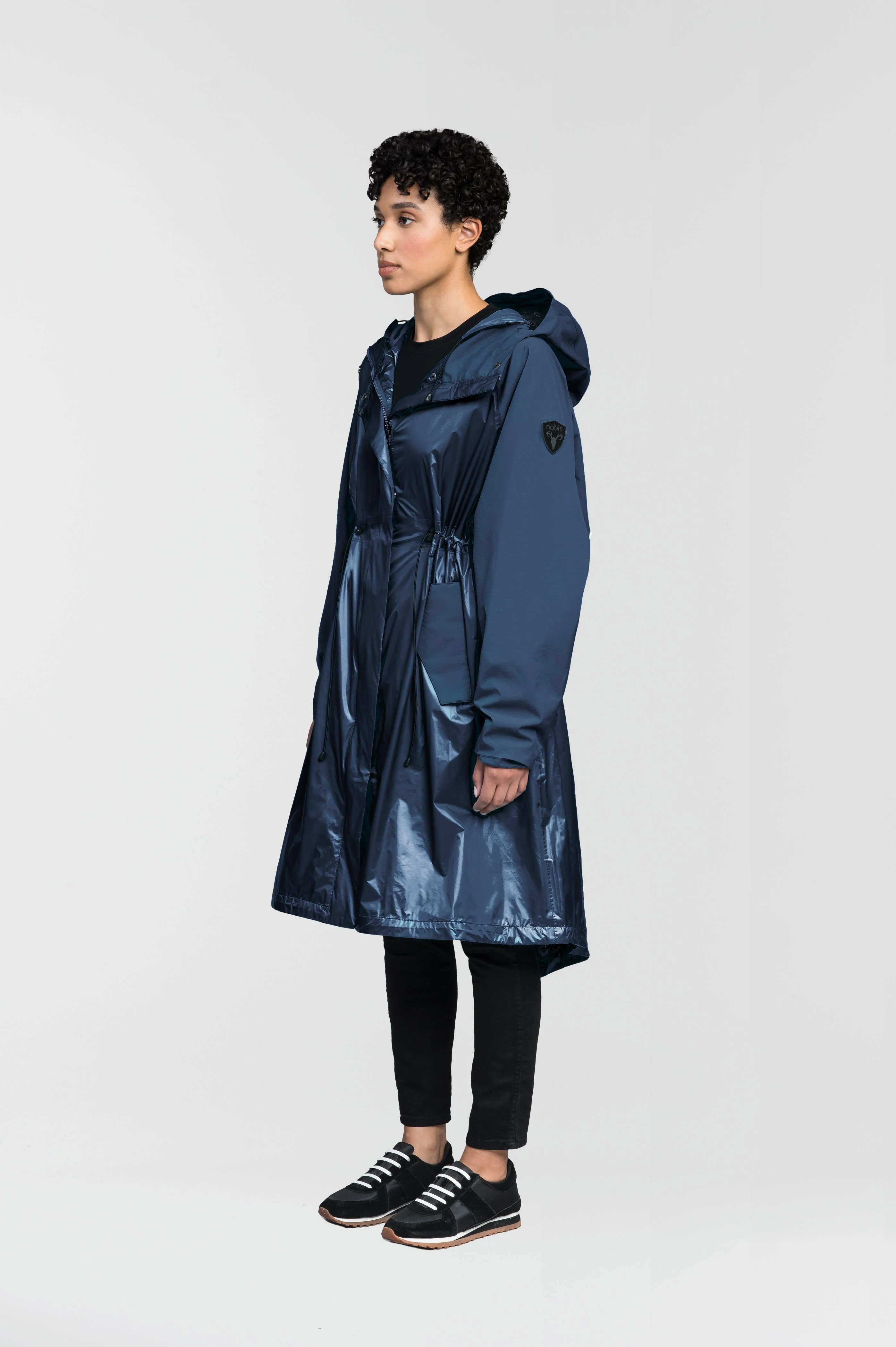 Reyna Women's Packable Long Shell Jacket - Image 14