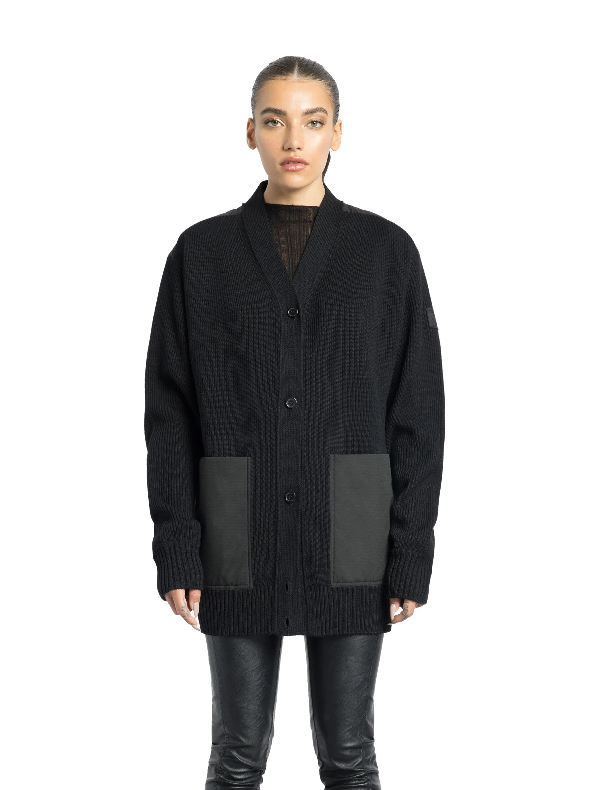 Riga Women's Tailored Button Front Cardigan - Image 11