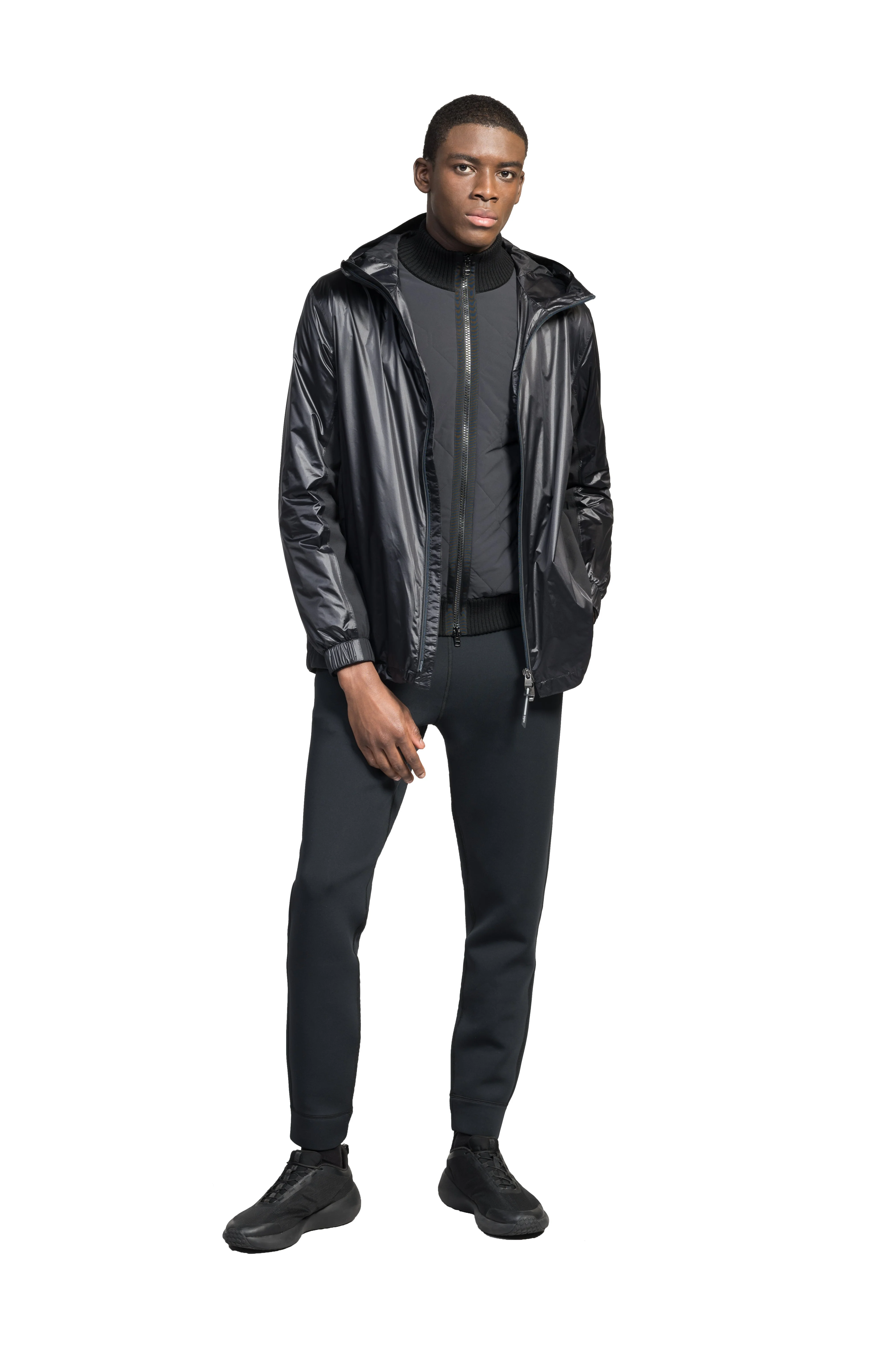 Stratus Men's Tailored Packable Rain Jacket - Image 3