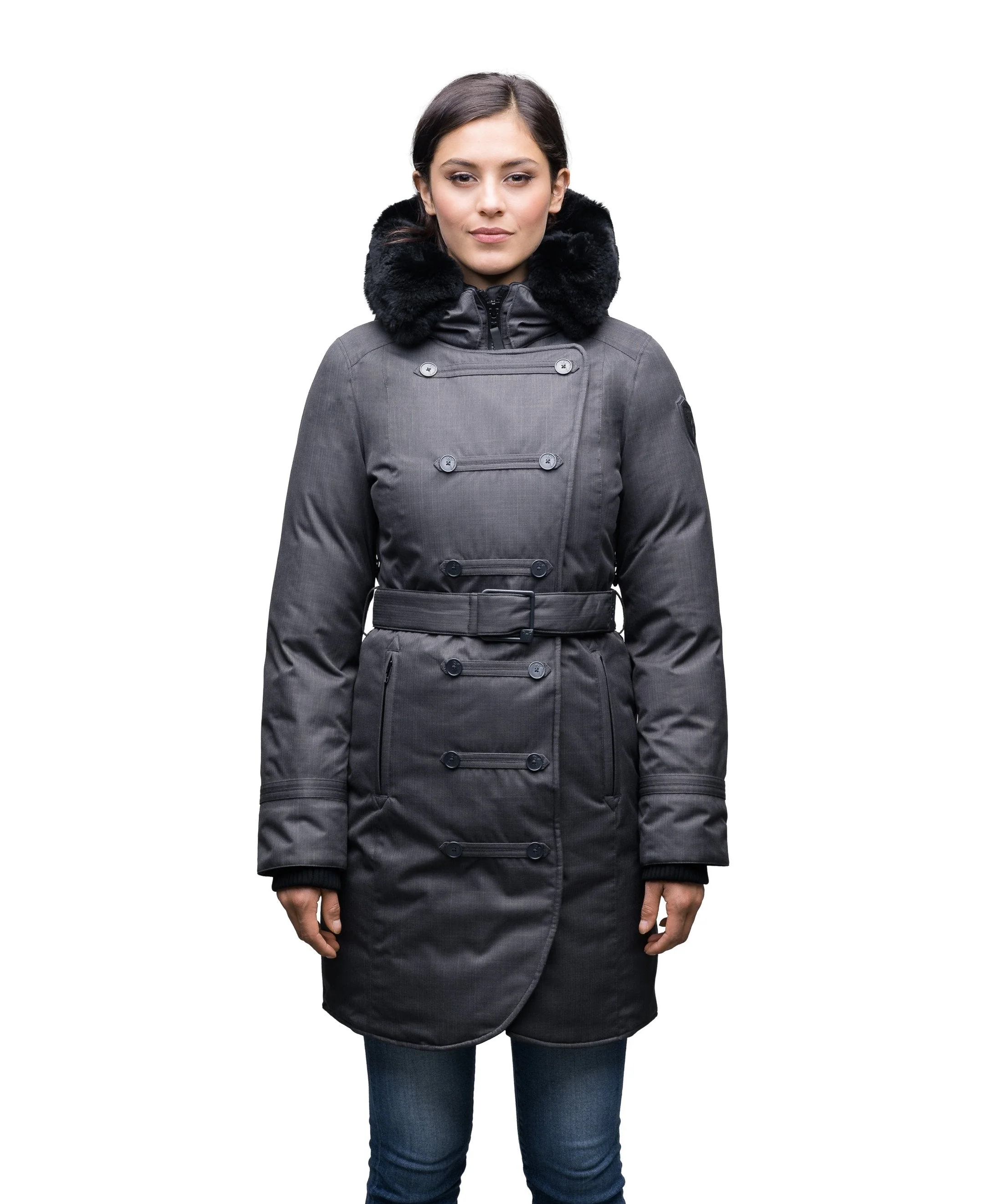 Ursula Women's Double Breasted Coat - Image 14