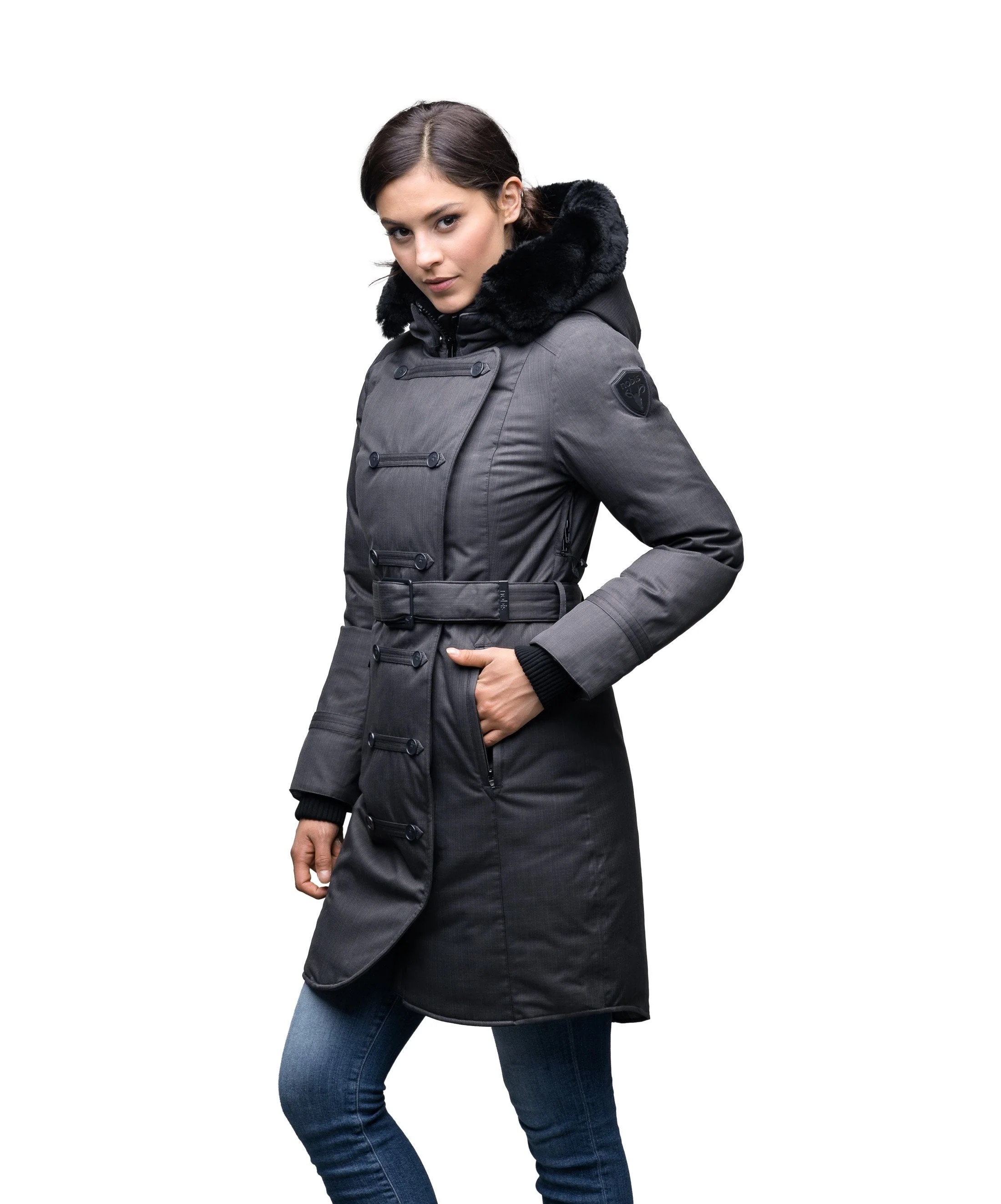 Ursula Women's Double Breasted Coat - Image 16