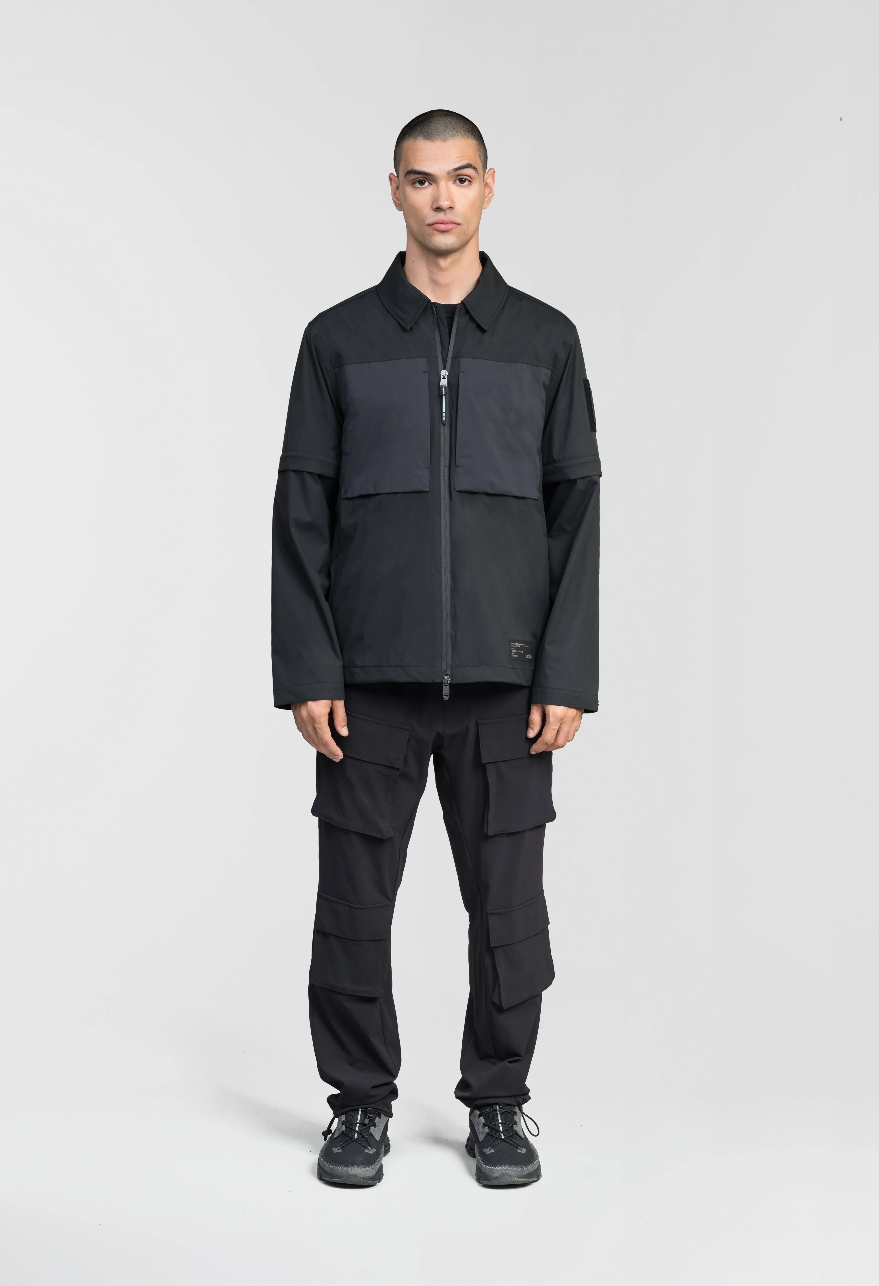 Thurlow Men's Performance Zip Off Sleeve Rain Shirt - Image 10