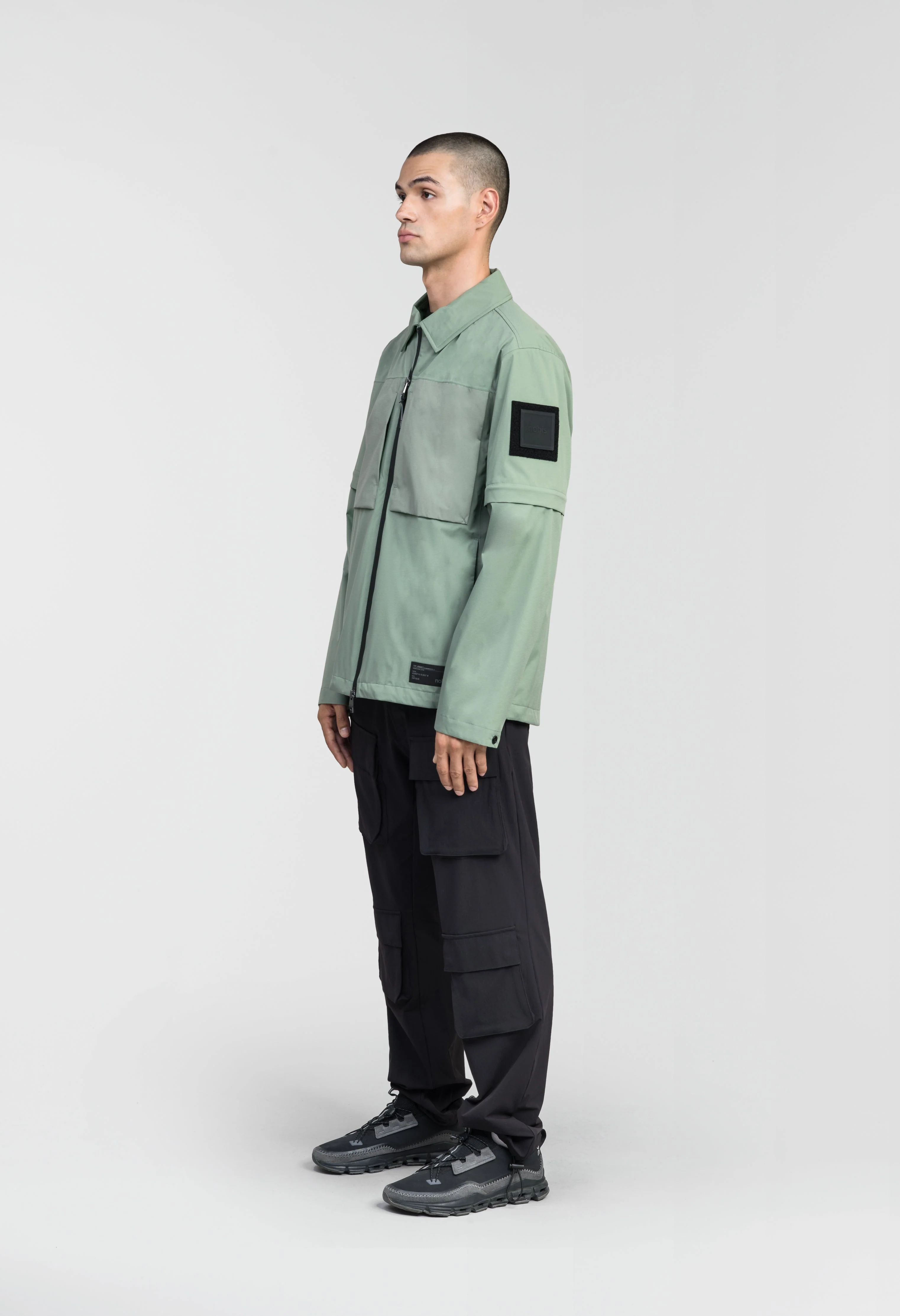 Thurlow Men's Performance Zip Off Sleeve Rain Shirt - Image 3
