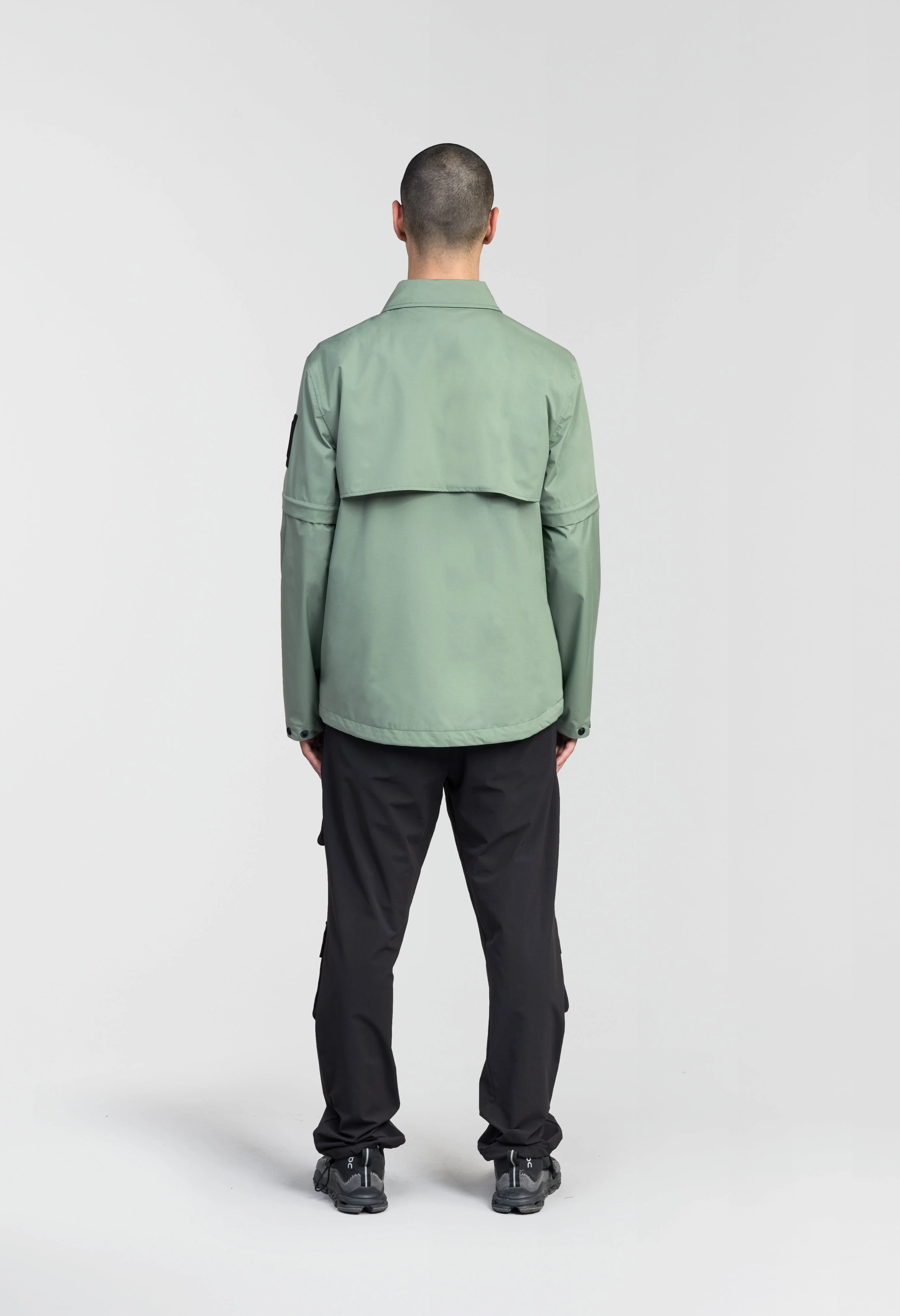 Thurlow Men's Performance Zip Off Sleeve Rain Shirt - Image 4