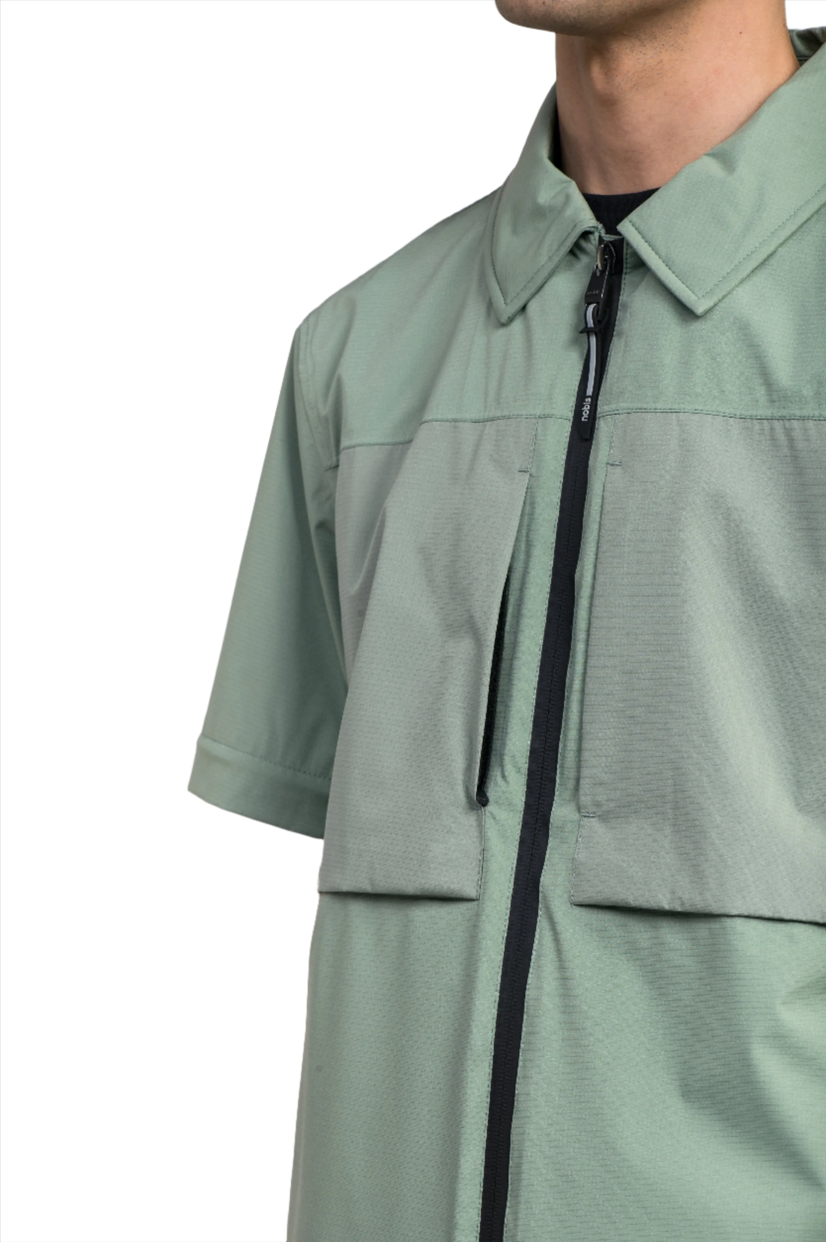 Thurlow Men's Performance Zip Off Sleeve Rain Shirt - Image 5