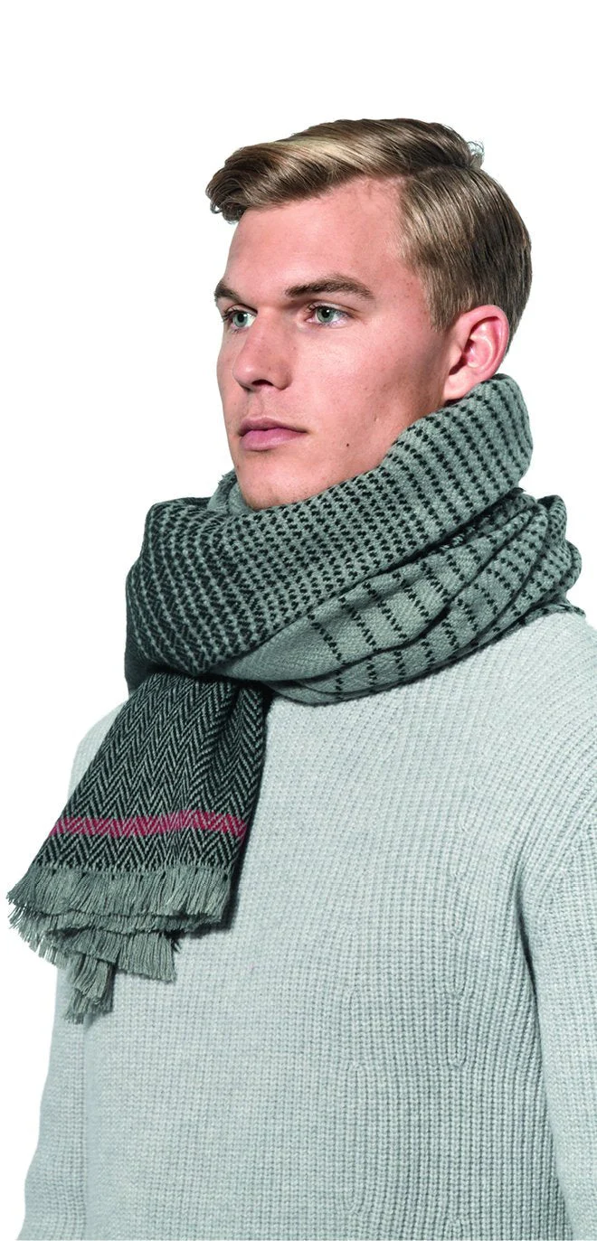 Willa Unisex Woven Scarf - Image 3